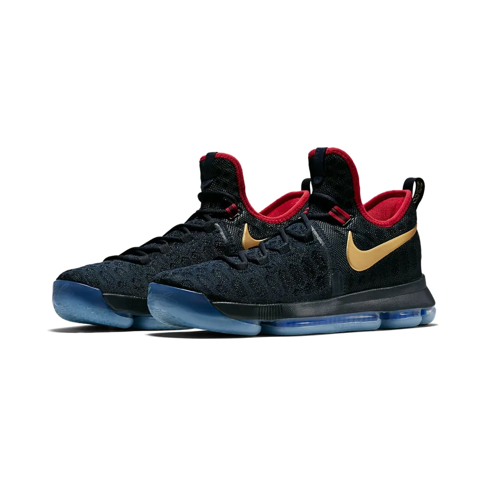 Nike KD 9 Gold Medal Dark Obsidian/Metallic Gold (843396-470)