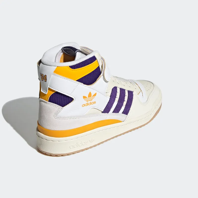 Adidas Forum 84 High Cream White / Collegiate Purple / Collegiate Gold (GX9054)