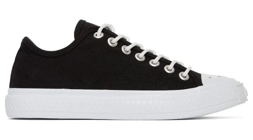 Acne Studios Black Canvas Low Black/Off White (AD0522-)