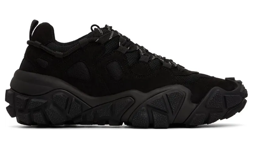 Acne Studios Black Lace-Up Sneakers (BD0124-)