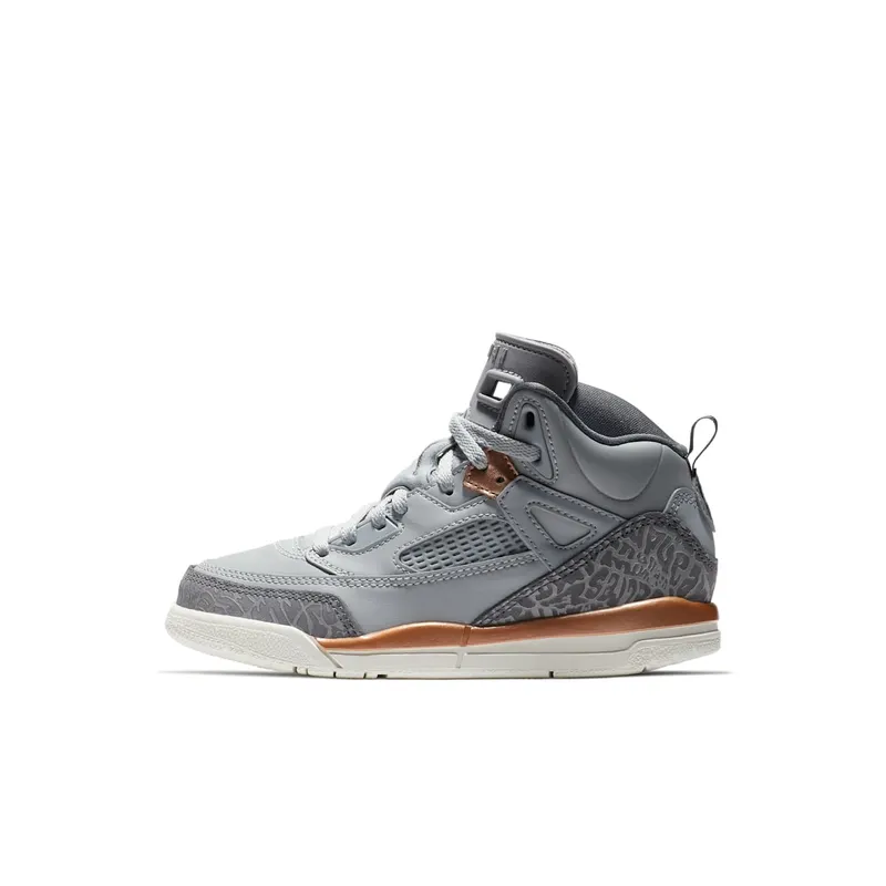 Jordan Spizike Wolf Grey Metallic Red Bronze (PS) Wolf Grey/Dark Grey-Metallic Red Bronze-Sail (535708-018)