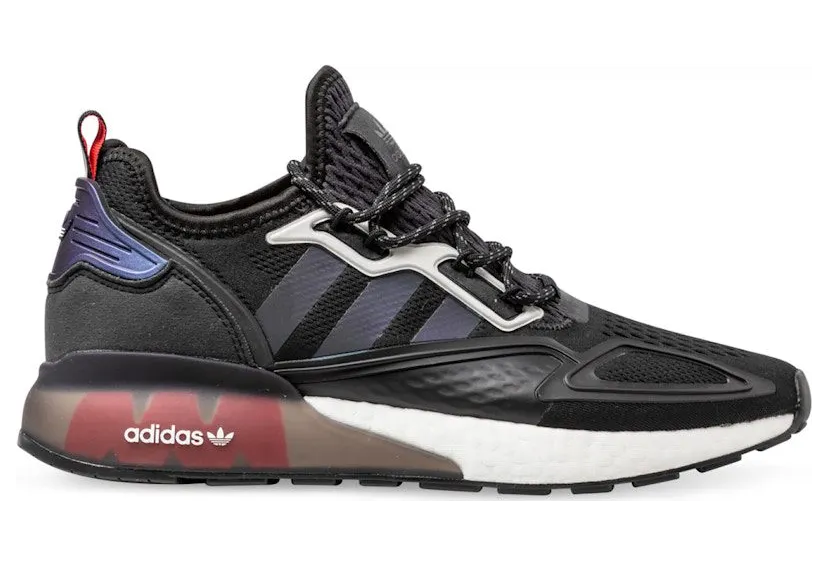 adidas ZX 2K Boost Black Iridescent Shock Red (FX7475)