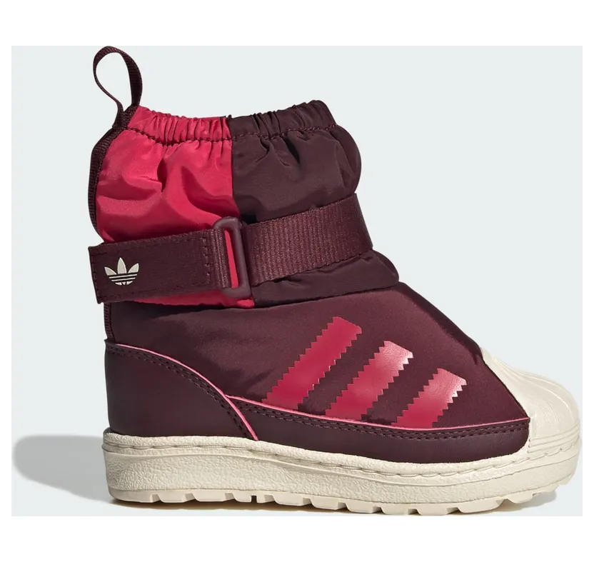 Adidas Superstar 360 Boot Kids Maroon / Wonder White / Ruby Red (JR5805)