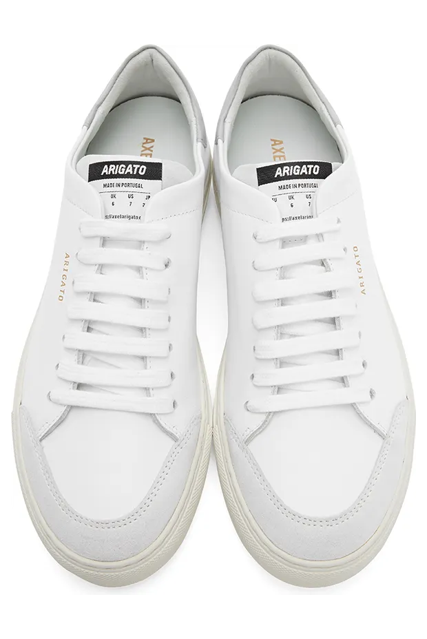 Axel Arigato White & Grey Clean 90 Sneakers (28567) (5)