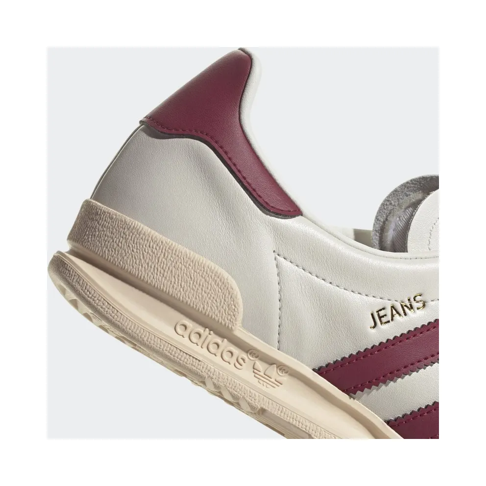 Adidas Jeans Chalk White / Sand Strata / Collegiate Burgundy (GY7437)