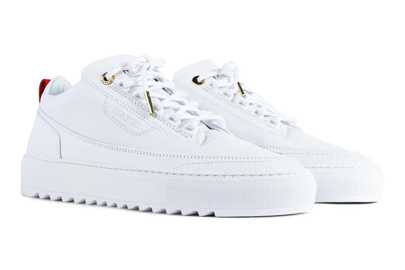 Mason Garments Firenze Leather/Stampato White (SS20-23A)