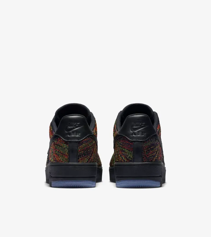 Nike Air Force 1 Low Flyknit Black Multi-Color Black/Multi-Color (817419-001)