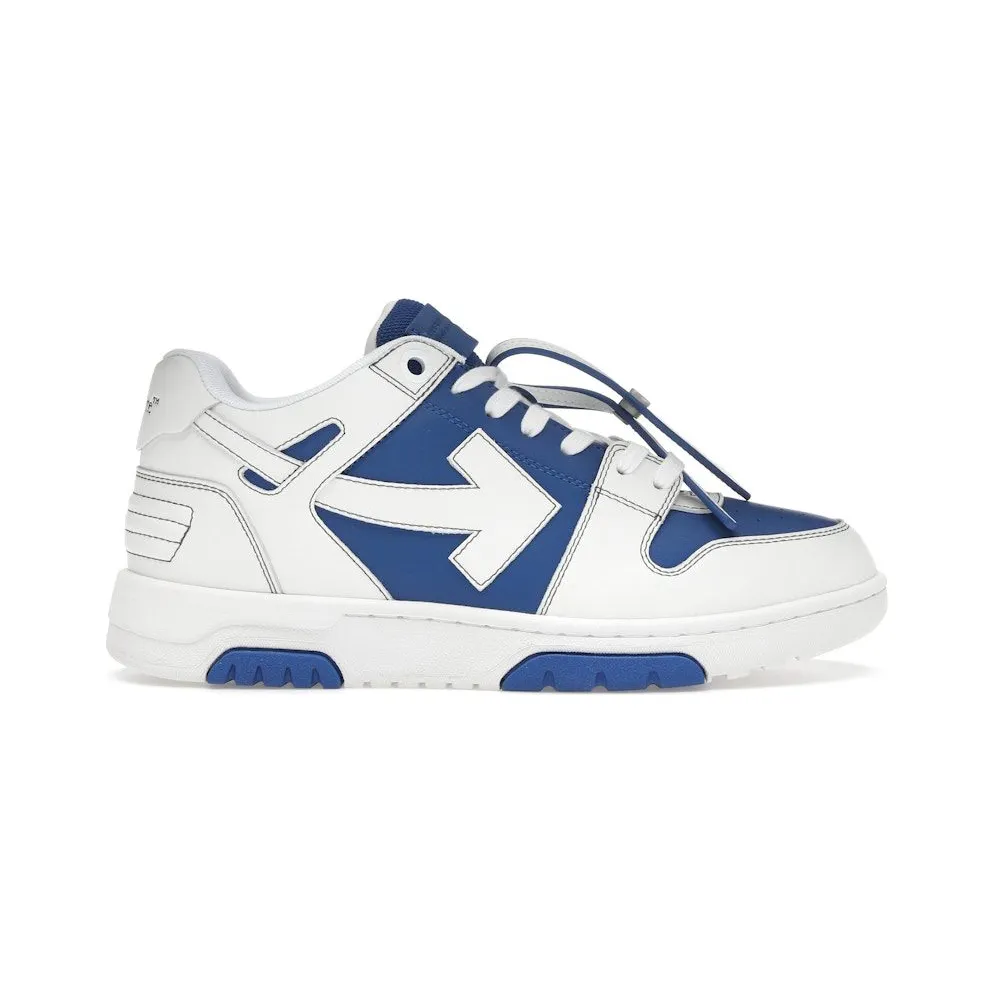 OFF-WHITE Out Of Office OOO Low Tops White Dark Blue (OMIA189F24LEA004 4501)