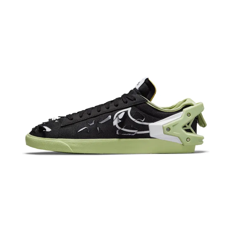 Nike x ACRONYM Blazer Low “Black / Olive Aura / White” (DO9373-001)