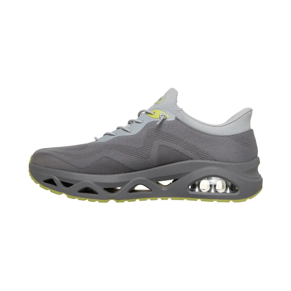 Skechers Slip-ins: Uno Glide-Step “Air Gliders Sneaker Grey / Limoen” (183421GYLM)
