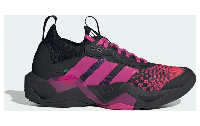 Adidas adidas x Jeremy Scott Pride Rapidmove Adv 2 Sports Shoe Black / Core Black / Lucid Fuchsia (JR6402)