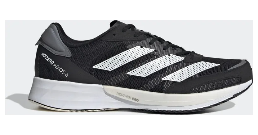 adidas Adizero Adios 6 Laufschuh Core Black / Cloud White / Grey Five (H67509)