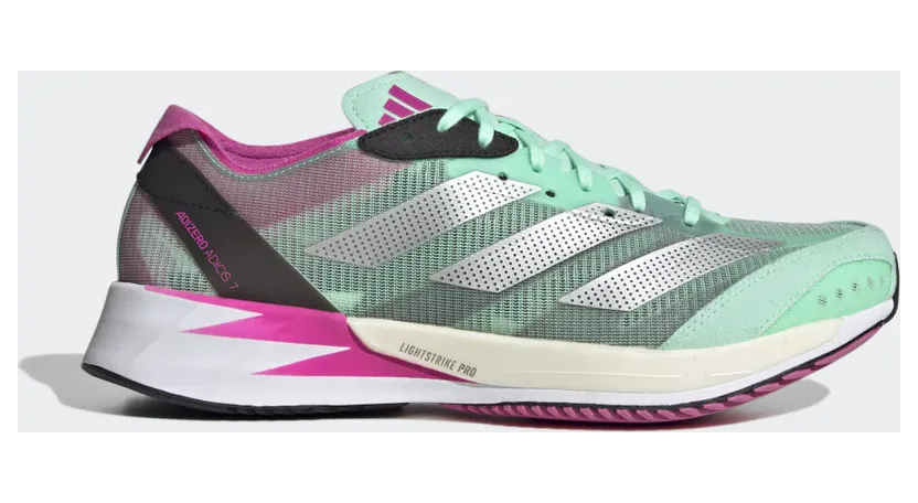 adidas Adizero Adios 7 Laufschuh Pulse Mint / Silver Metallic / Core Black (GV9062)
