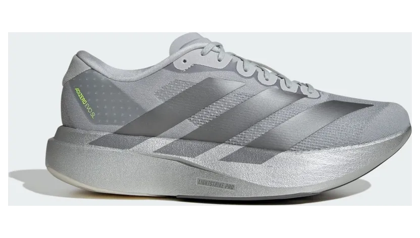 Adidas Adizero EVO SL Silver Metallic / Iron Metallic / Halo Silver (JR3419)