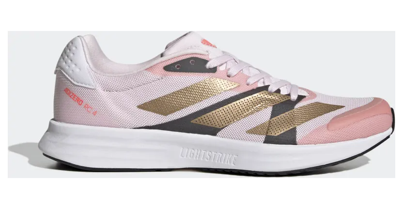 adidas Adizero RC 4 Laufschuh Almost Pink / Copper Metallic / Grey Six (GX8156)
