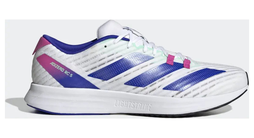 adidas Adizero RC 5 Laufschuh Cloud White / Lucid Blue / Core Black (GV9096)