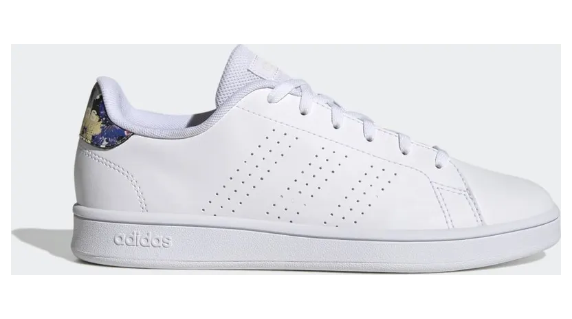 adidas Advantage Base Court Lifestyle Schuh Cloud White / Cloud White / Bliss Orange (GW9289)