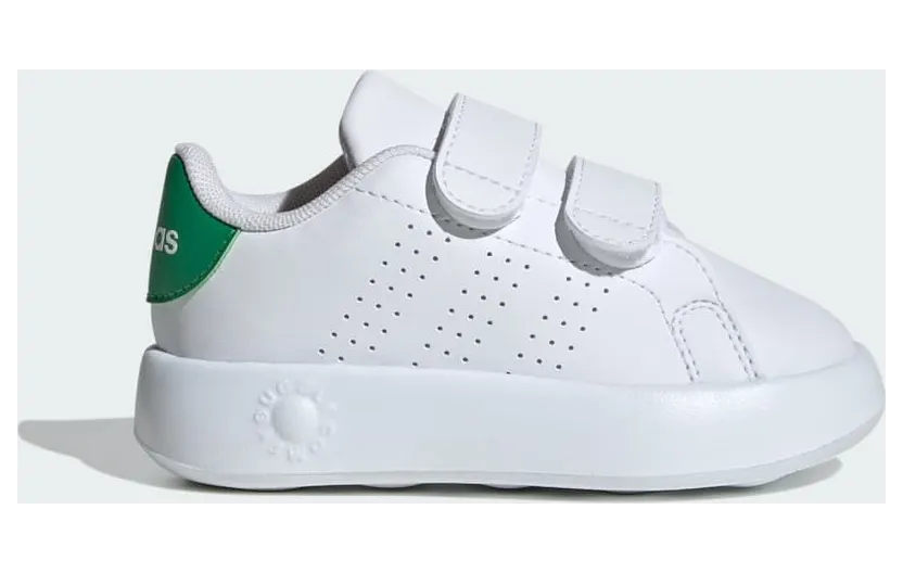 adidas Advantage Kids Schuh Cloud White / Cloud White / Green (ID5286)