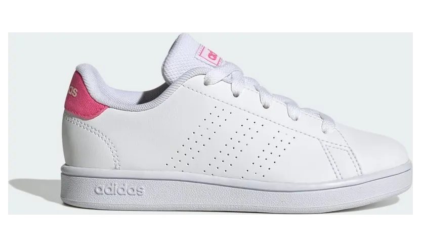 adidas Advantage Lifestyle Court Lace Schuh Cloud White / Pulse Magenta / Wonder Quartz (IG2512)