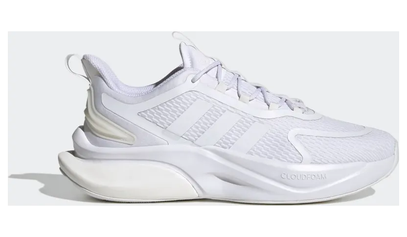 adidas Alphabounce+ Sustainable Bounce Lifestyle Laufschuh Cloud White / Cloud White / Core White (HP6143)