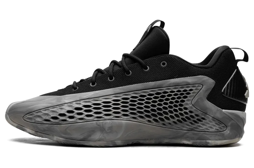 Adidas Anthony Edwards 1 Low Basketball Silver Pebble / Core Black / Wonder Beige (JI4066)