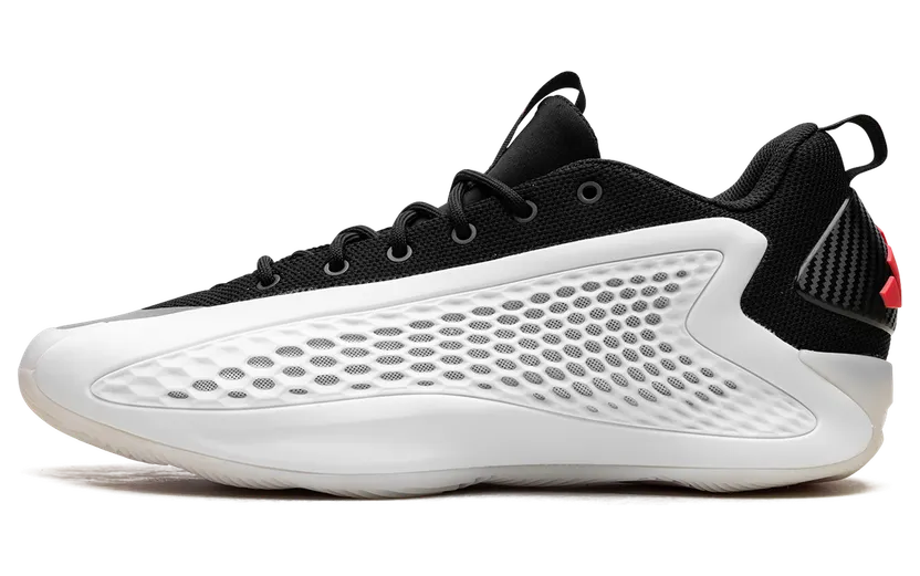 Adidas Anthony Edwards 1 Low Sports Shoes Cloud White / Core Black / Lucid Red (JQ6140)
