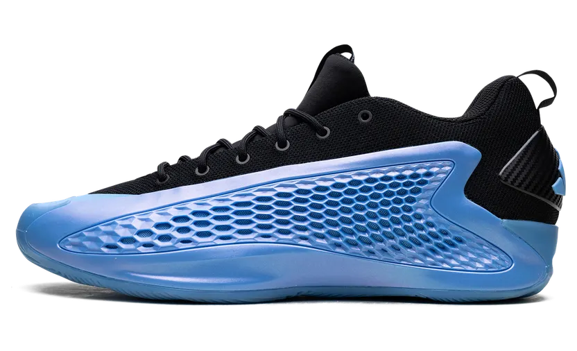 adidas Anthony Edwards 1 Low Sports Shoes Kids Blue Burst Core Black Blue Burst (JQ6130)