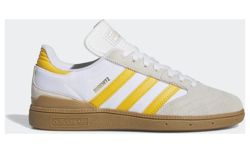adidas Busenitz Schuh Crystal White / Preloved Yellow / Gum (IG5254)