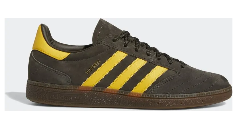 adidas Busenitz Vintage Schuh Shadow Olive / Bold Gold / Gum (GW3188)