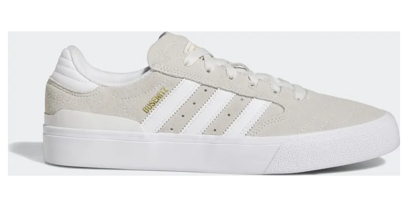 adidas Busenitz Vulc 2.0 Schuh Crystal White / Cloud White / Gold Metallic (IG5243)