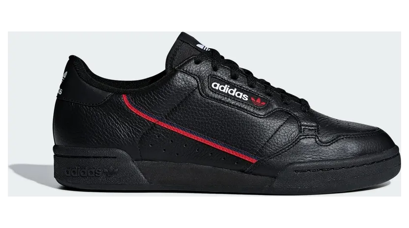 Adidas Continental 80 Core Black / Scarlet / Collegiate Navy (G27707)