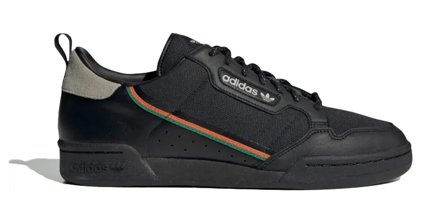 adidas Continental 80 Schuh Core Black / Orange / Sesame (EE5597)