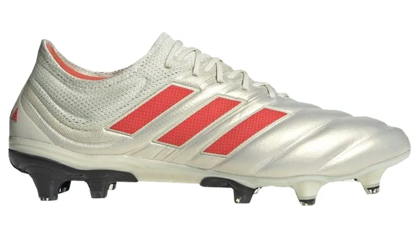 adidas Copa 19.1 Firm Ground Cleat Off White Solar Red (BB9185)