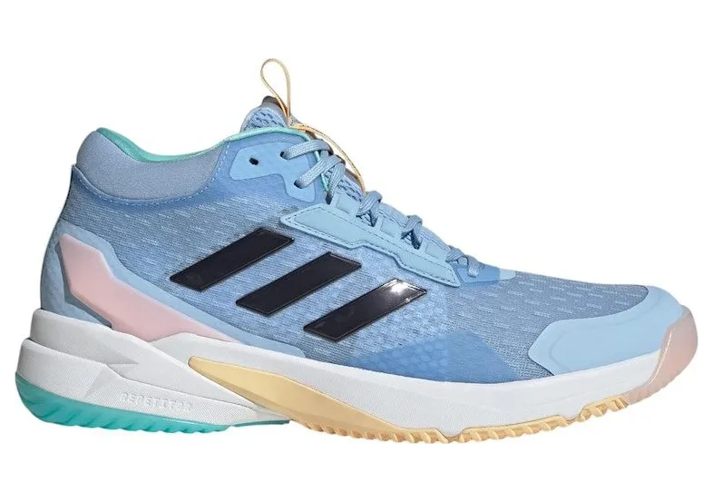 adidas Crazyflight 6 Mid Indoor Glow Blue Shadow Navy Flash Aqua (HP7032)