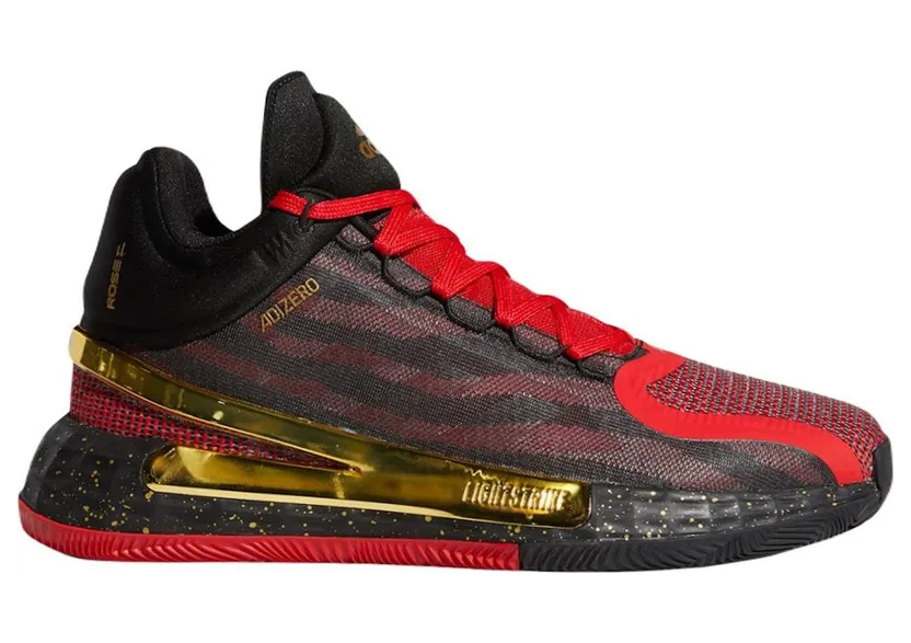 Adidas D Rose 11 ‘Chinese New Year’ Core Black/Scarlet/Gold Metallic (FY3444)