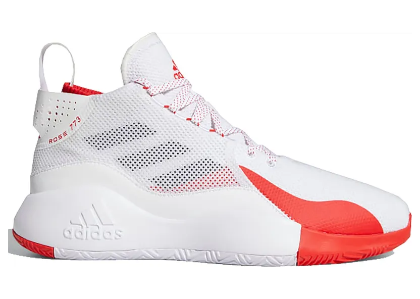adidas D Rose 773 Cloud White Vivid Red