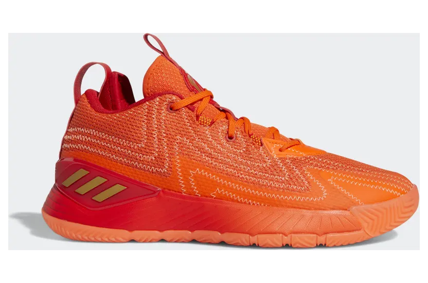 adidas D Rose Son of Chi 2.0 Basketballschuh Impact Orange / Gold Metallic / Vivid Red (GY6495)