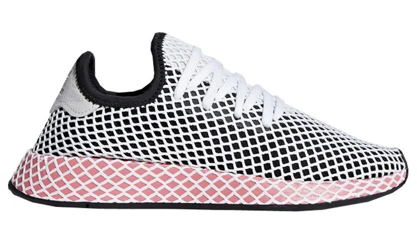 adidas Deerupt Core Black Chalk Pink (W) (CQ2909)