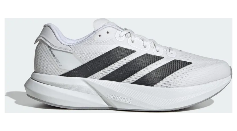Adidas Duramo Speed 2 Laufschuhe Cloud White / Core Black / Halo Silver (IH8206)