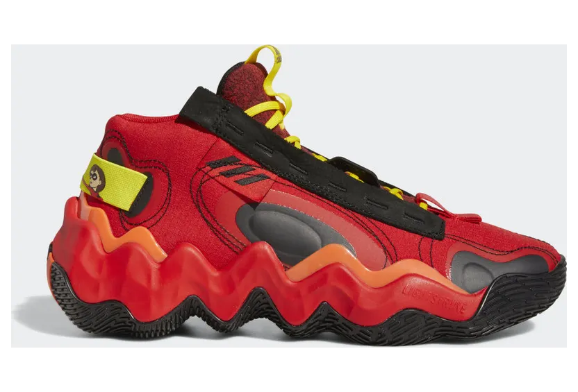adidas Exhibit B Candace Parker Mid Vivid Red / Core Black / Team Yellow (GZ2379)