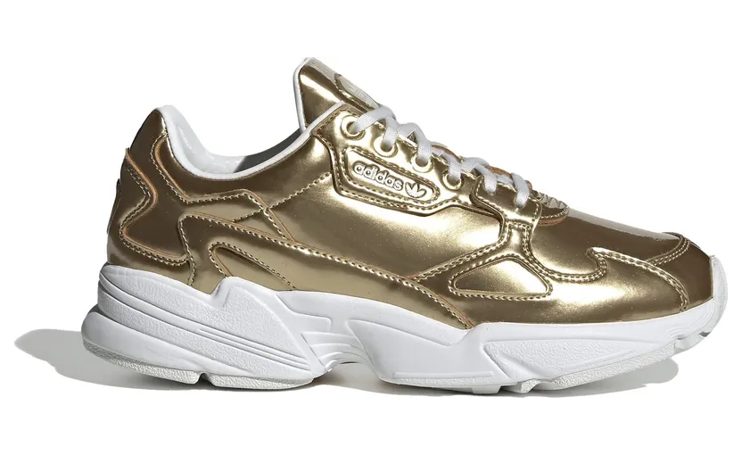 adidas Falcon Gold Metallic Crystal White (W)