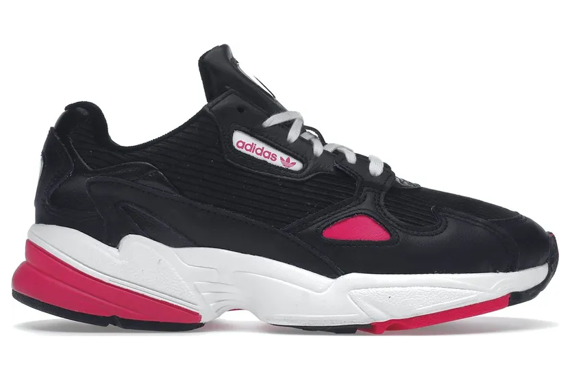 adidas Falcon Schuh Core Black / Shock Pink / Cloud White (EE5123)
