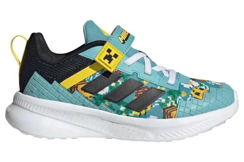 adidas Fortarun 4.0 Minecraft Mint Ton Yellow (JR1947)