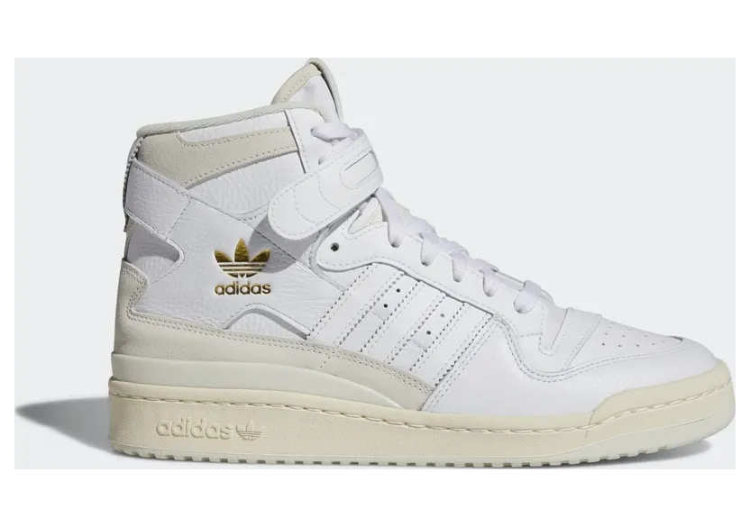 adidas Forum 84 Hi Schuh Cloud White / White Tint / Glory Green (Q46367)