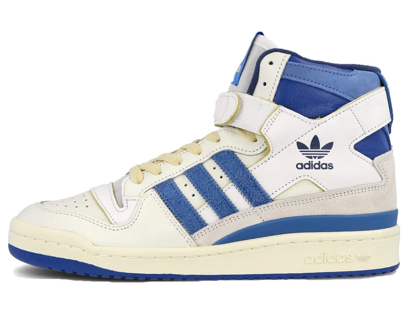 adidas FORUM 84 HIGH BLUE THREAD Off White / Bright Blue / Cloud White (FY7793)