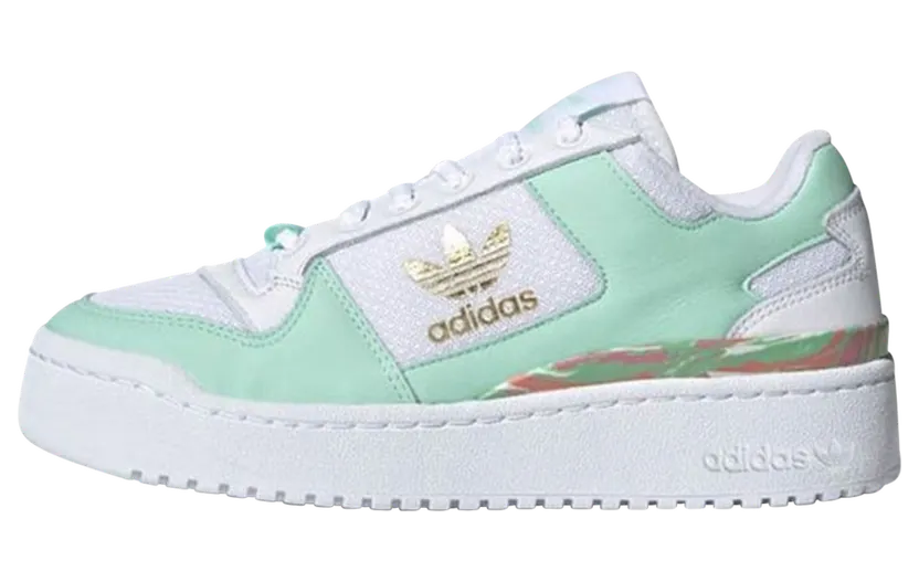 adidas Forum Bold Schuh Cloud White / Frozen Green / Matte Gold (FY5117)