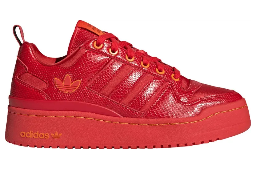 adidas Forum Bold Schuh Red / Red / Bright Orange (GV7660)