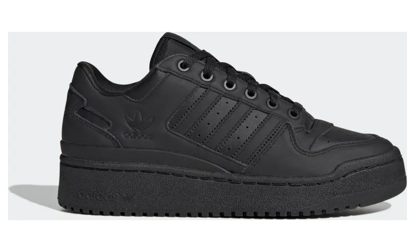 adidas Forum Bold Stripes Schuh Core Black / Core Black / Cloud White (ID6844)