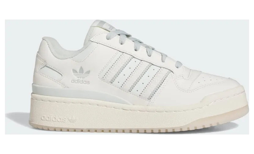 adidas Forum Bold Stripes Shoes Cloud White / Crystal Jade / Wonder Silver (IG3973)
