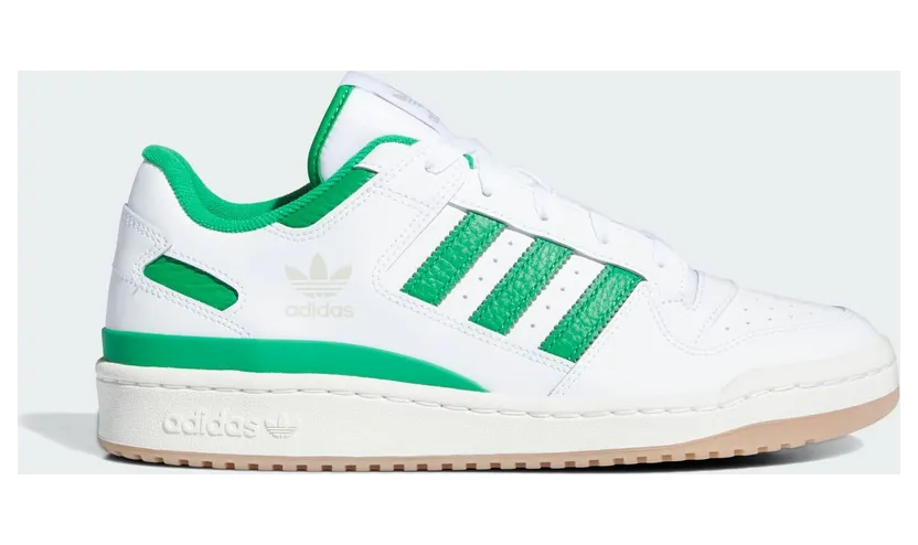 Adidas Forum Low CL Cloud White / Green / Cloud White (IH7820)